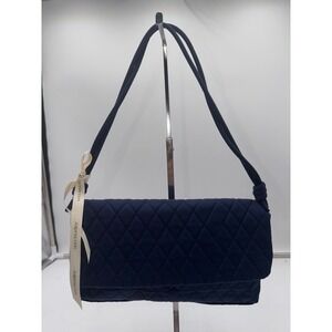 Vera Bradley Andover Shoulder Bag Peacoat Navy Quilted Microfiber